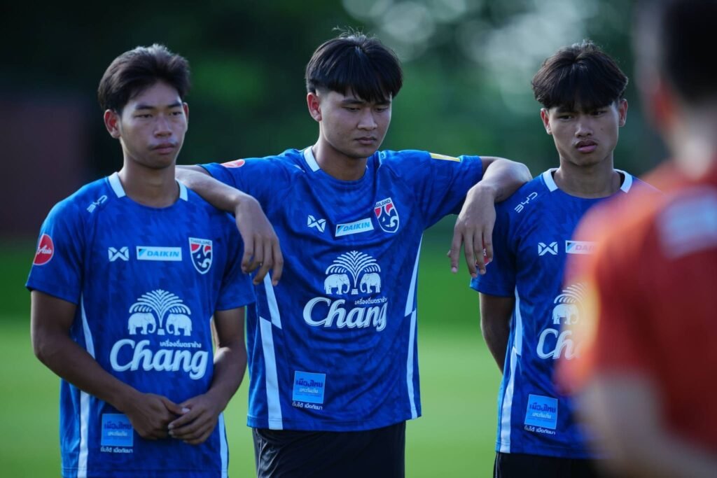 ยศกร บูรพา กองหน้าทีมชาติไทย U23 ลงฝึกซ้อมเตรียมความพร้อมลุยศึกฟีฟ่าเดย์