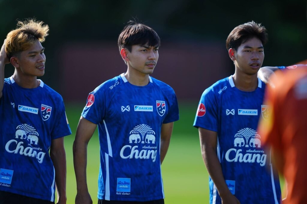 ยศกร บูรพา กองหน้าทีมชาติไทย U23 ลงฝึกซ้อมเตรียมความพร้อมลุยศึกฟีฟ่าเดย์