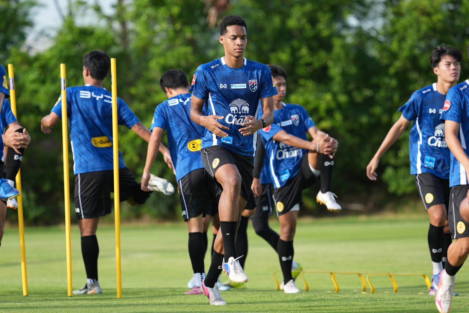 นักเตะทีมชาติไทย U19 ลงฝึกซ้อมเตรียมความพร้อมก่อนลุยศึกฟุตบอลชิงแชมป์อาเซียน 2026