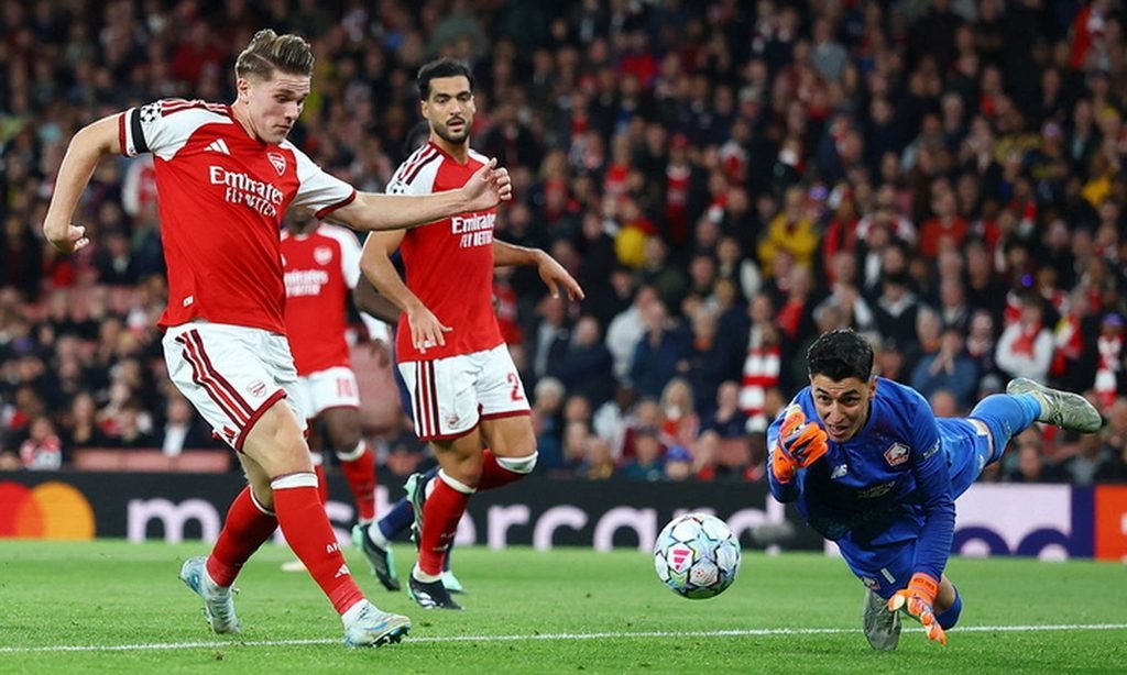 arsenal 3 0 lille 4