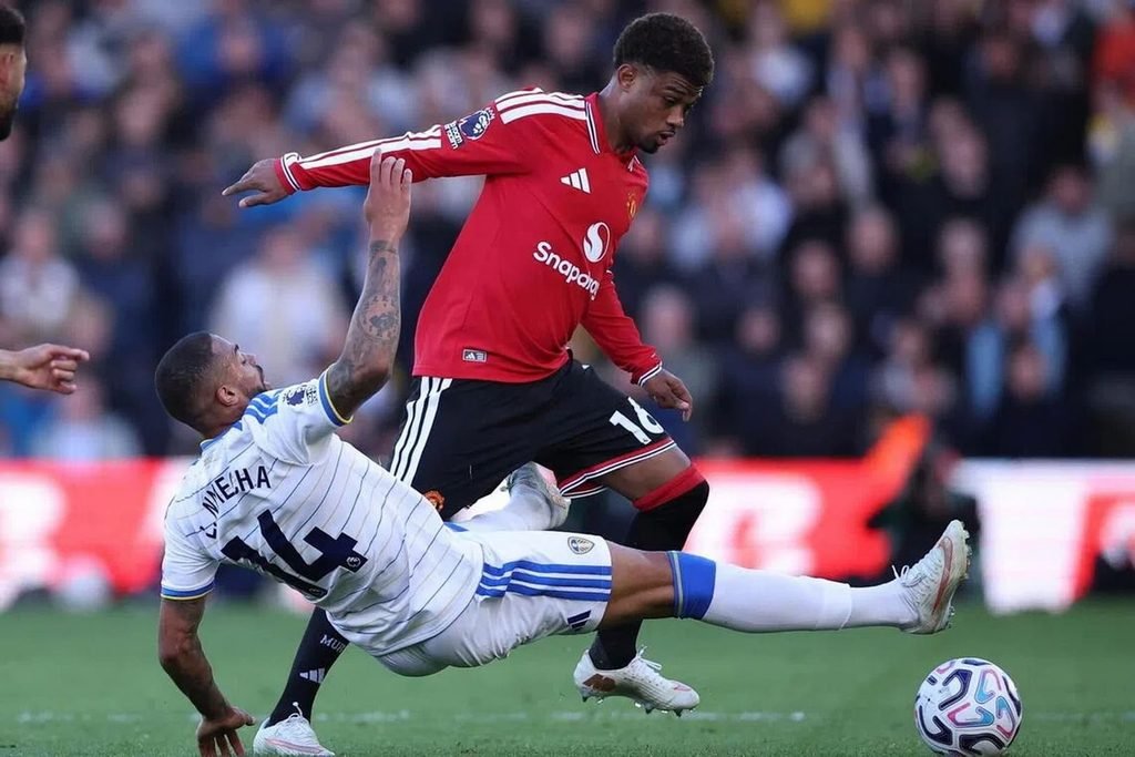 man utd leeds united draw 1 1 4
